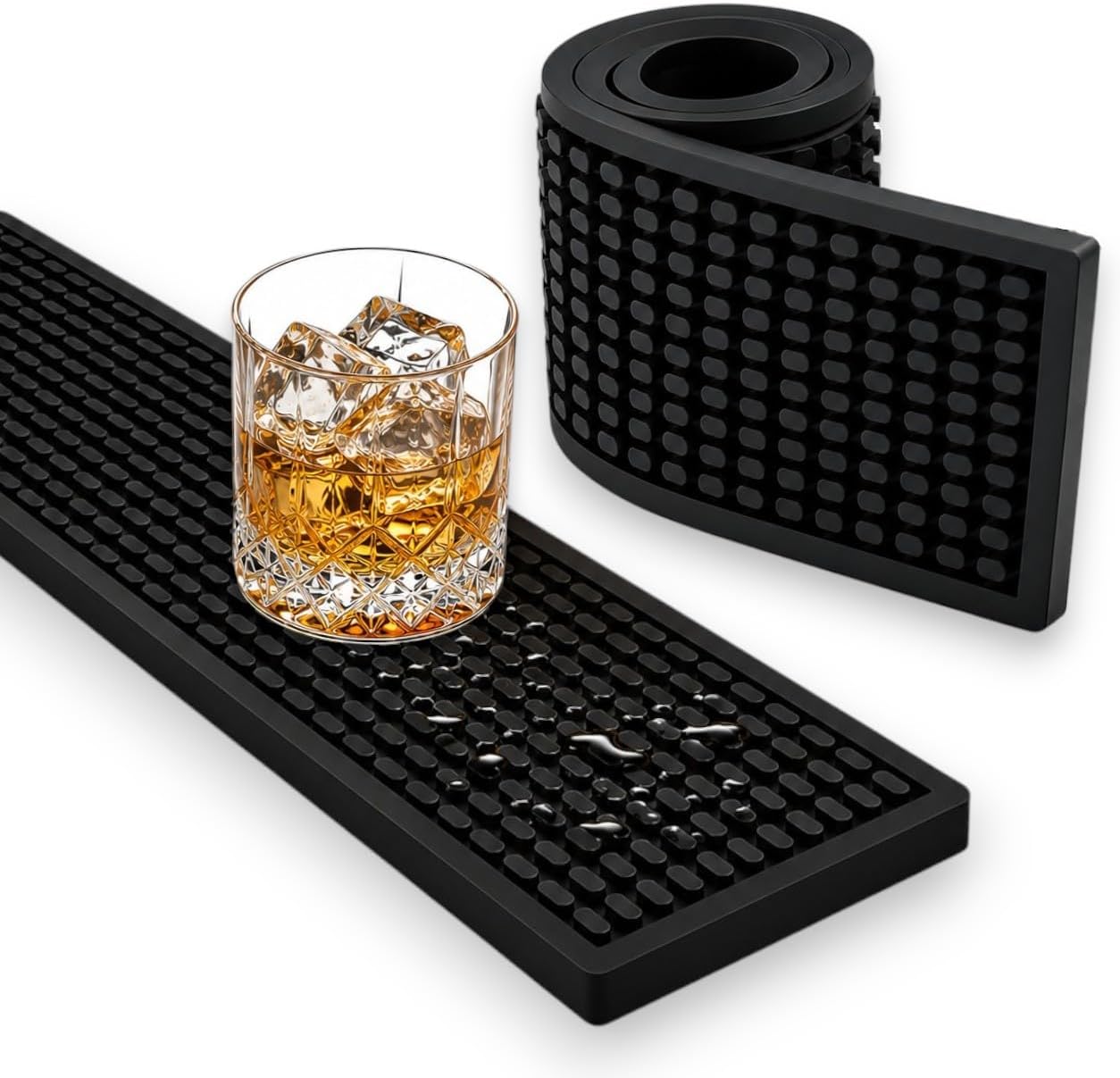 Heavy-Duty Bar Rail Mats | 23.6 x 3.1 by MARELUNNA | BarDepot